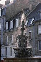 photo d'une fontaine sur Guingamp